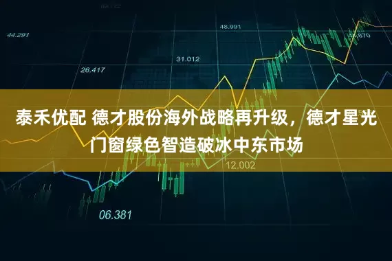 泰禾优配 德才股份海外战略再升级，德才星光门窗绿色智造破冰中东市场