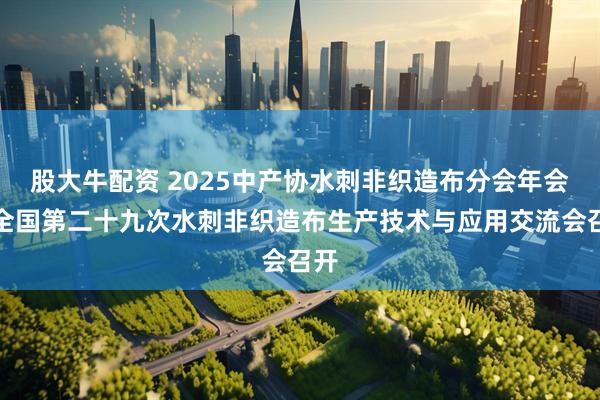 股大牛配资 2025中产协水刺非织造布分会年会暨全国第二十九次水刺非织造布生产技术与应用交流会召开