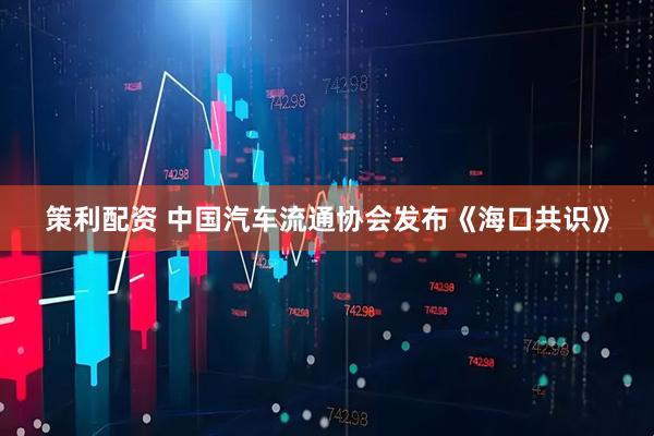 策利配资 中国汽车流通协会发布《海口共识》
